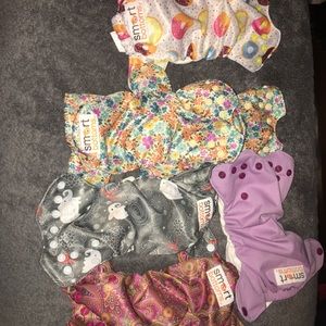 SOLD 6 Born Smart Newborn cloth diapers